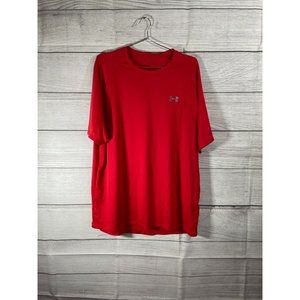 Under Armour - Men's Red Tech Light weight Athletic T-Shirt - Size XXL